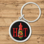 Hot Sauce Bottle Sleutelhanger