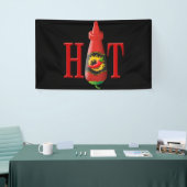 Hot Sauce Bottle Spandoek (Beurs)