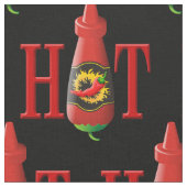 Hot Sauce Bottle Stof (Close Up)