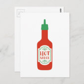 Hot Sauce Briefkaart (Voorkant / Achterkant)