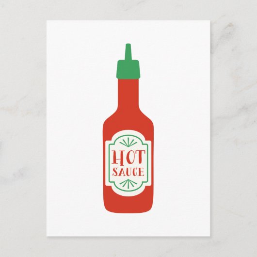 Hot Sauce Briefkaart (Voorkant)