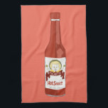HOT SAUCE kat met maracas en sombrero red Theedoek<br><div class="desc">Decoreer je keuken met deze leuke hete saushanddoek. Het maakt een geweldige huisopwarming of een cadeau ter gelegenheid van de verjaardag! U kunt het aanpassen en tekst ook toevoegen. Bekijk mijn winkel voor nog veel meer kleuren en patronen,  plus bijpassende keukenspullen!</div>