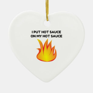 Hot Sauce Keramisch Ornament