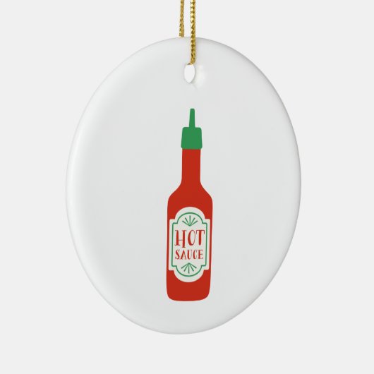 Hot Sauce Keramisch Ornament (Rechts)