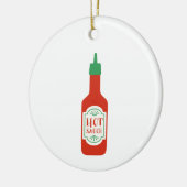 Hot Sauce Keramisch Ornament (Links)