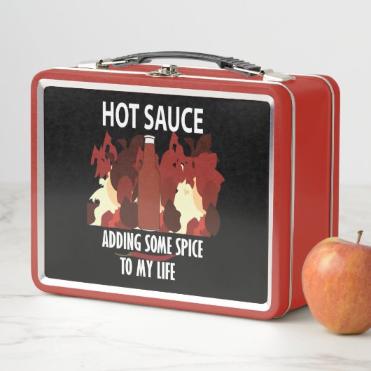 Hot Sauce Ketchup Fire Red Chili Pepper (In situ)