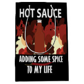 Hot Sauce Ketchup Fire Red Chili Pepper Medium Cadeauzakje (Voorkant)