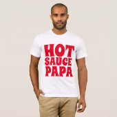 HOT SAUCE PAPA MANNEN T-shirts T - shirts (Voorkant volledig)