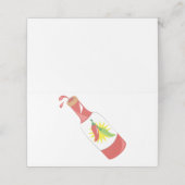 Hot Sauce Plaatskaartje (Buitenkant ongevouwen)