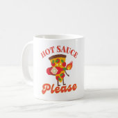 HOT SAUCE PLEASE - HOT PIZA VEILIG KOFFIEMOK (Voorkant links)
