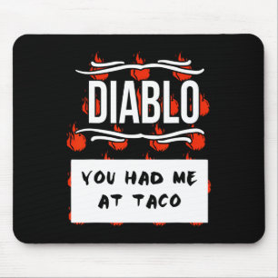 Hot Sauces Group Halloween Diablo Sauce die ik had Muismat