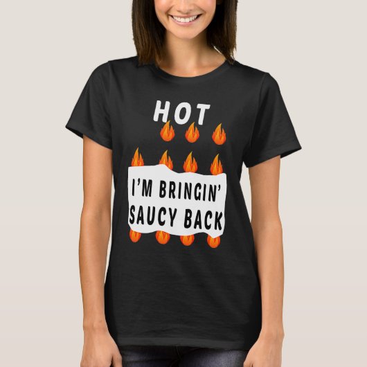HOT SAUCES I'm Bringin' Saucy back Group Halloween T-shirt (Voorkant)