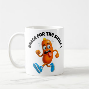 Hot Sausage Escape Plan Koffiemok