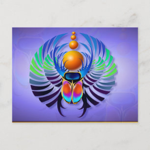 Hot-Scarab lichte Briefkaart