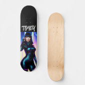 HOT SCI-FI CURVY VROUWEN GEPERSONALISEERDE SKATEBO PERSOONLIJK SKATEBOARD (Voorkant)