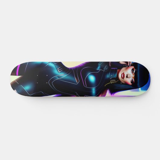 HOT SCI-FI CURVY VROUWEN SKATEBOARDS (Horizontaal)