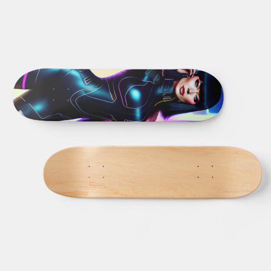 HOT SCI-FI CURVY VROUWEN SKATEBOARDS (Horizontaal)