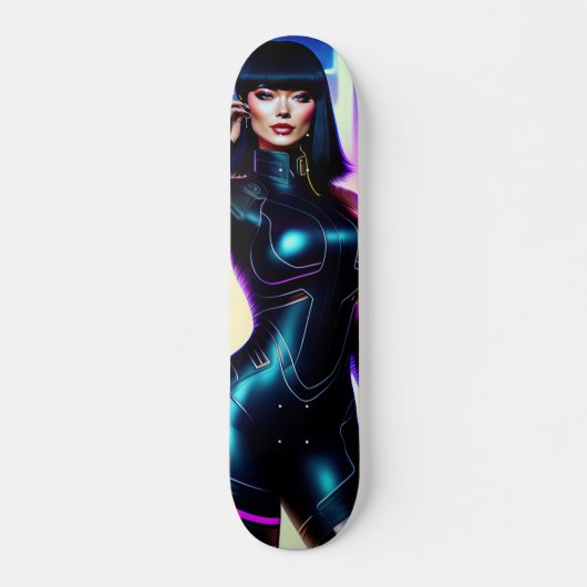 HOT SCI-FI CURVY VROUWEN SKATEBOARDS (Voorkant)