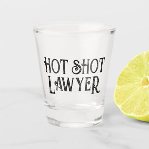 Hot Shot advocaat Grappig geschenkglas Glas