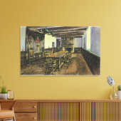 Hot-Shot Battery Cannon over Niagara Mouth Canvas Afdruk (Insitu (Woonkamer))