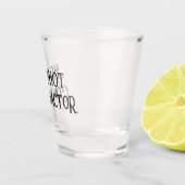 Hot-shot contractant | Grappig geschenkglas Shot Glas (Rechts)