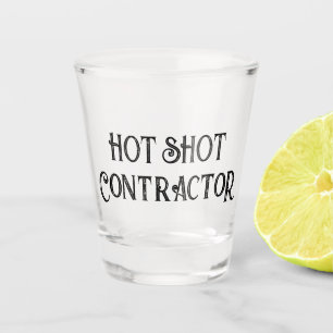 Hot-shot contractant Grappig geschenkglas Shot Glas