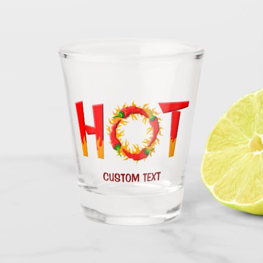 HOT SHOT GLAS (Voorkant)