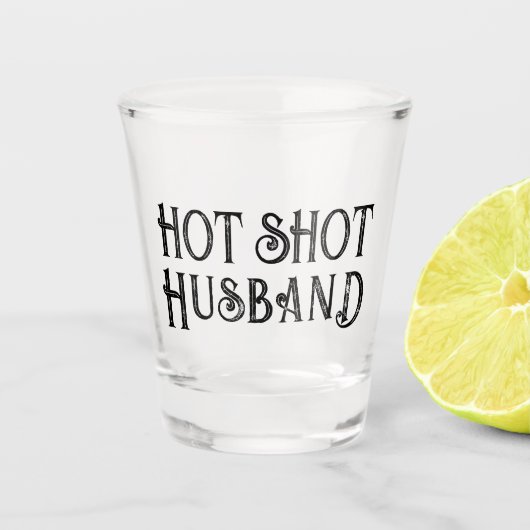 Hot Shot Man | Grappig geschenkglas Shot Glas (Voorkant)