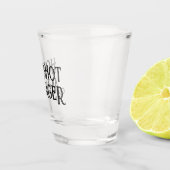 Hot Shot Manager | Grappig geschenkglas Glas (Rechts)