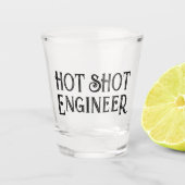 Hot shot-technicus | Grappig geschenkglas Shot Glas (Voorkant)