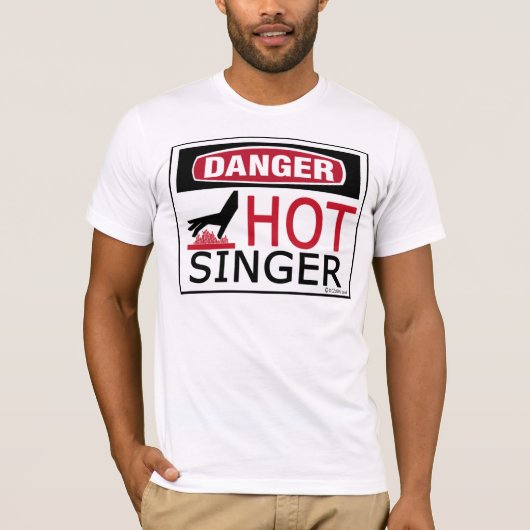 Hot Singer T-shirt (Voorkant)