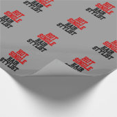 Hot Single Hair Stylist Cadeaupapier (Hoek)