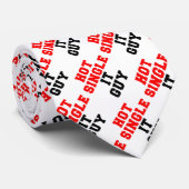 Hot Single IT Guy Informatietechnologie Stropdas (Opgerold)