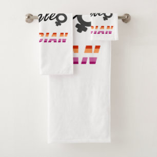 Hot Single Lesbian Lesbische trots Bad Handdoek