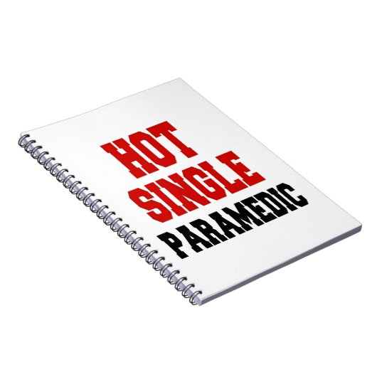 Hot Single Paramedic Notitieboek (Rechterzijde)