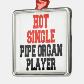 Hot Single Pipe Organ Player Metalen Ornament (Links)