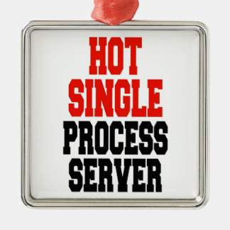 Hot Single Process Server Metalen Ornament