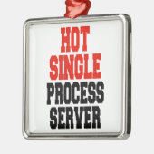 Hot Single Process Server Metalen Ornament (Links)
