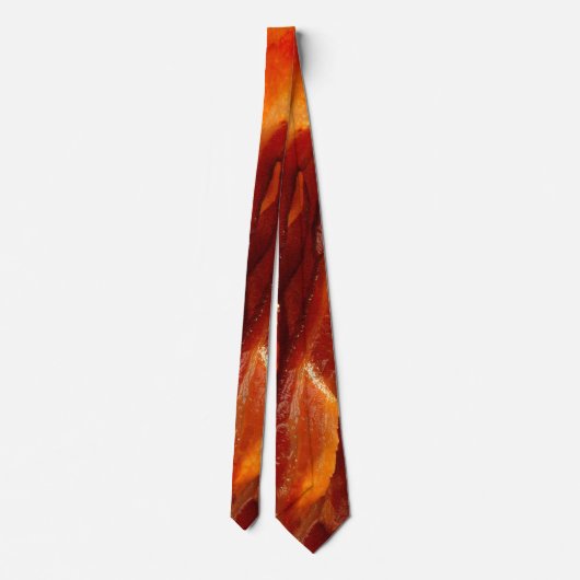 Hot Sizzling Yummy Salty Bacon Texture Stropdas (Achterkant)