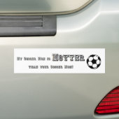 Hot Soccer Mam Bumpersticker (Op auto)