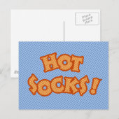 Hot Sokken Briefkaart (Voorkant / Achterkant)