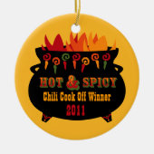 Hot- & Spicy Chili Cook Off Ornament (Voorkant)