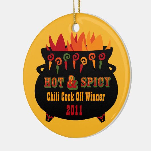Hot- & Spicy Chili Cook Off Ornament (Links)