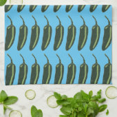 HOT & SPICY chilt jalapeno-patroon Theedoek (Gevouwen)