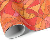 "Hot Spot" Abstract ontwerppapier Cadeaupapier (Rol Hoek)