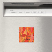 "Hot Spot" Abstracte afwasmachine status Magnet (Insitu (Vaatwasser))