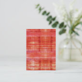 Hot Spot Red Abstracte Art Visitekaartjes (Staand voorkant)