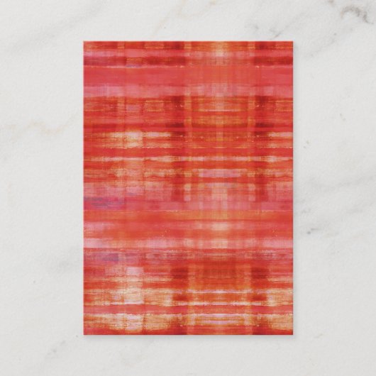 Hot Spot Red Abstracte Art Visitekaartjes (Voorkant)