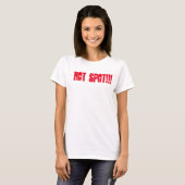 Hot Spot voor hete meisjes T-shirt (Voorkant volledig)