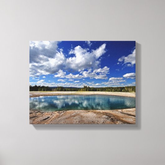Hot Spring Canvas Afdruk (Voorkant)